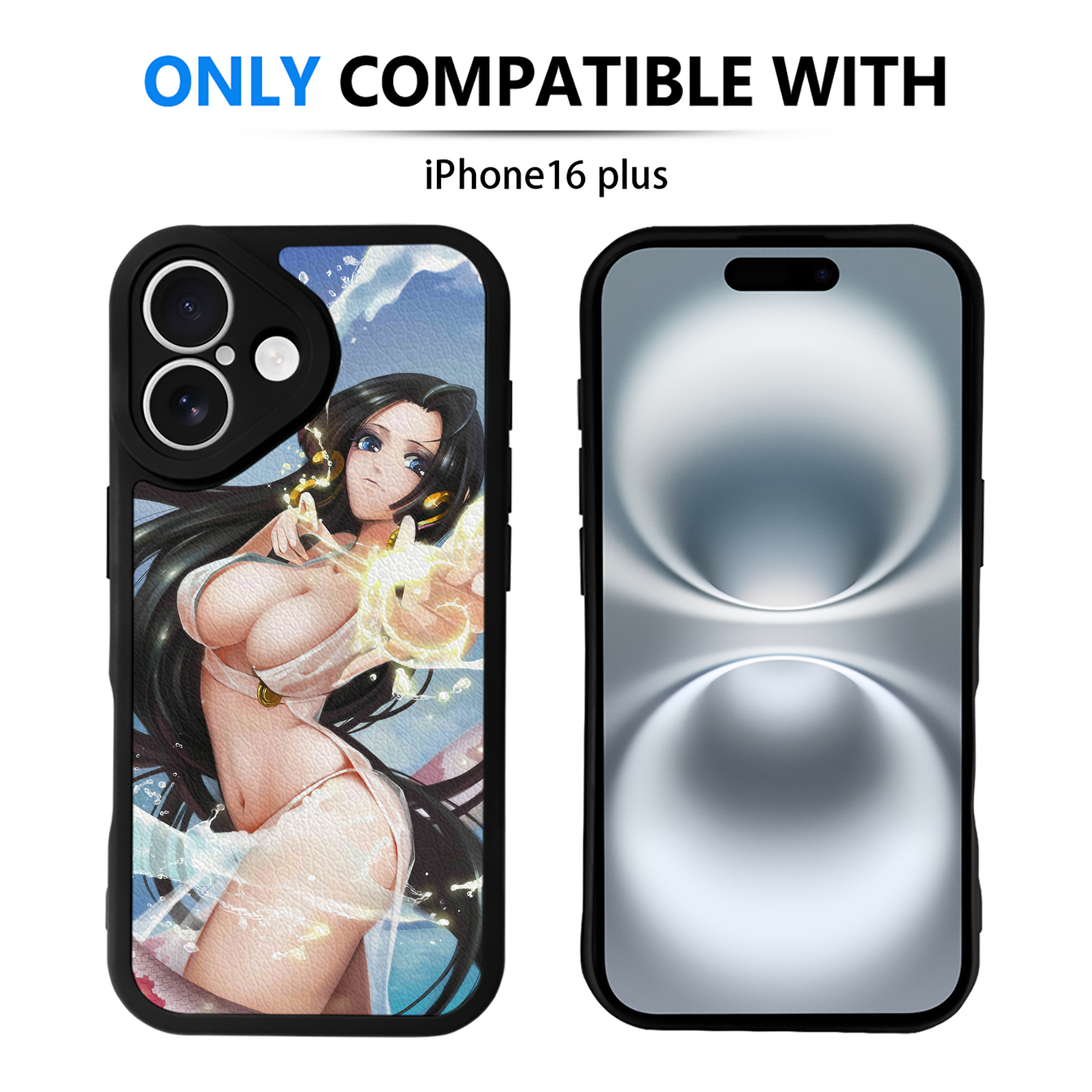 （画像用） ワンピース ONE PIECE 【iPhone 16シリーズ対応】シリコンスマホケース（レザー調） 材質：シリコン